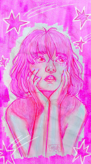 traditionelle Illustration