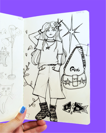 traditioneller sketch